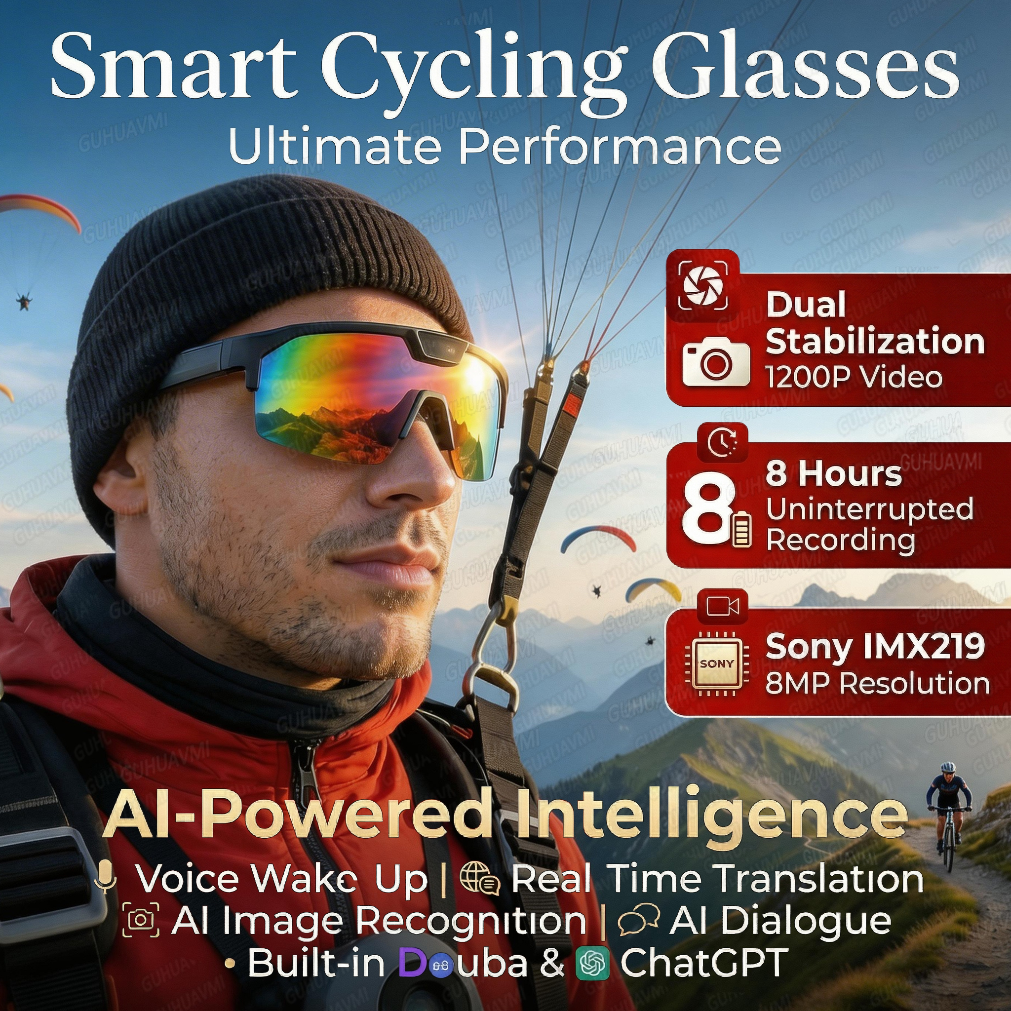 Mix Audio Music - 2026 New AI Smart Sports Glasses