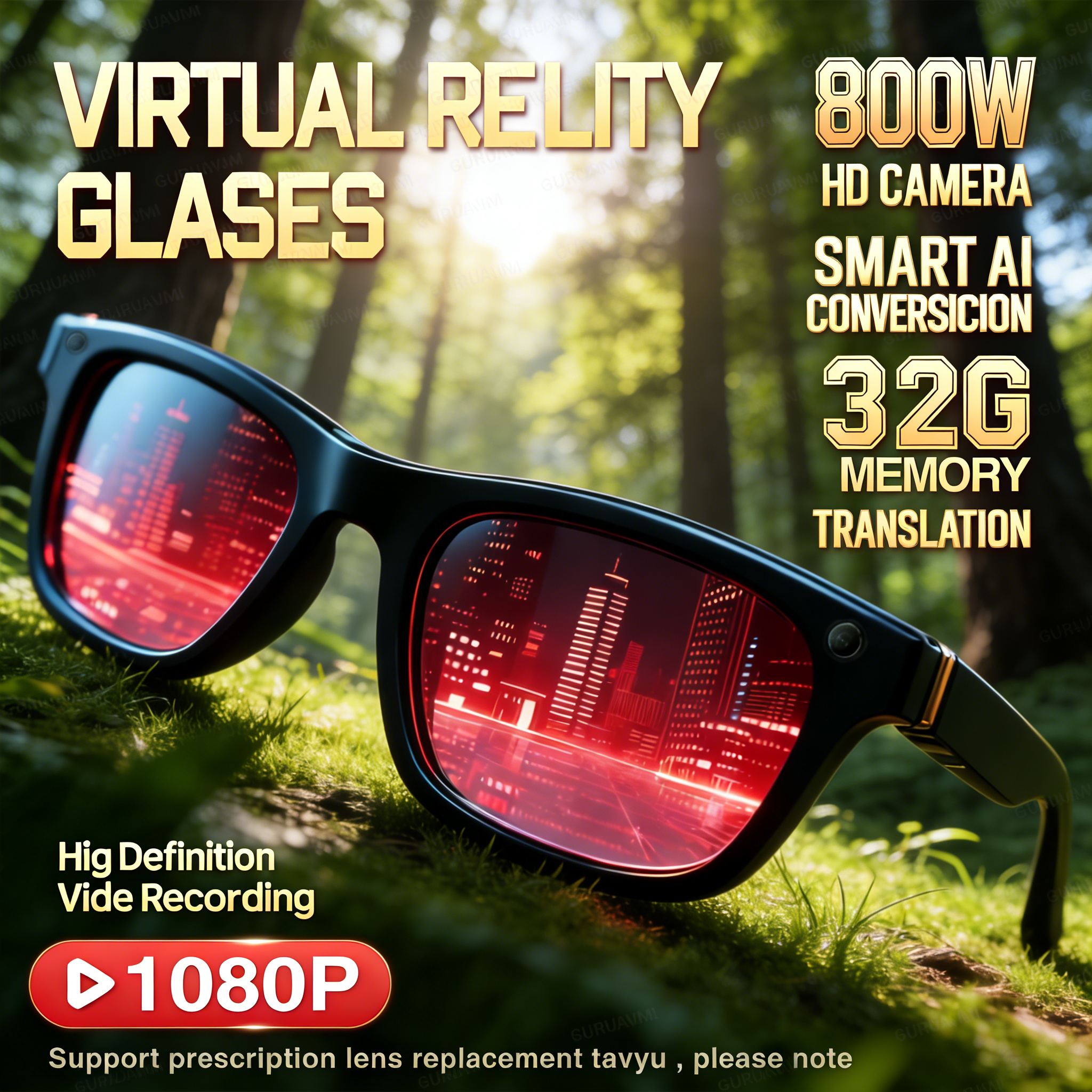 Mix Audio Music - 2026 New AI Smart Glasses with