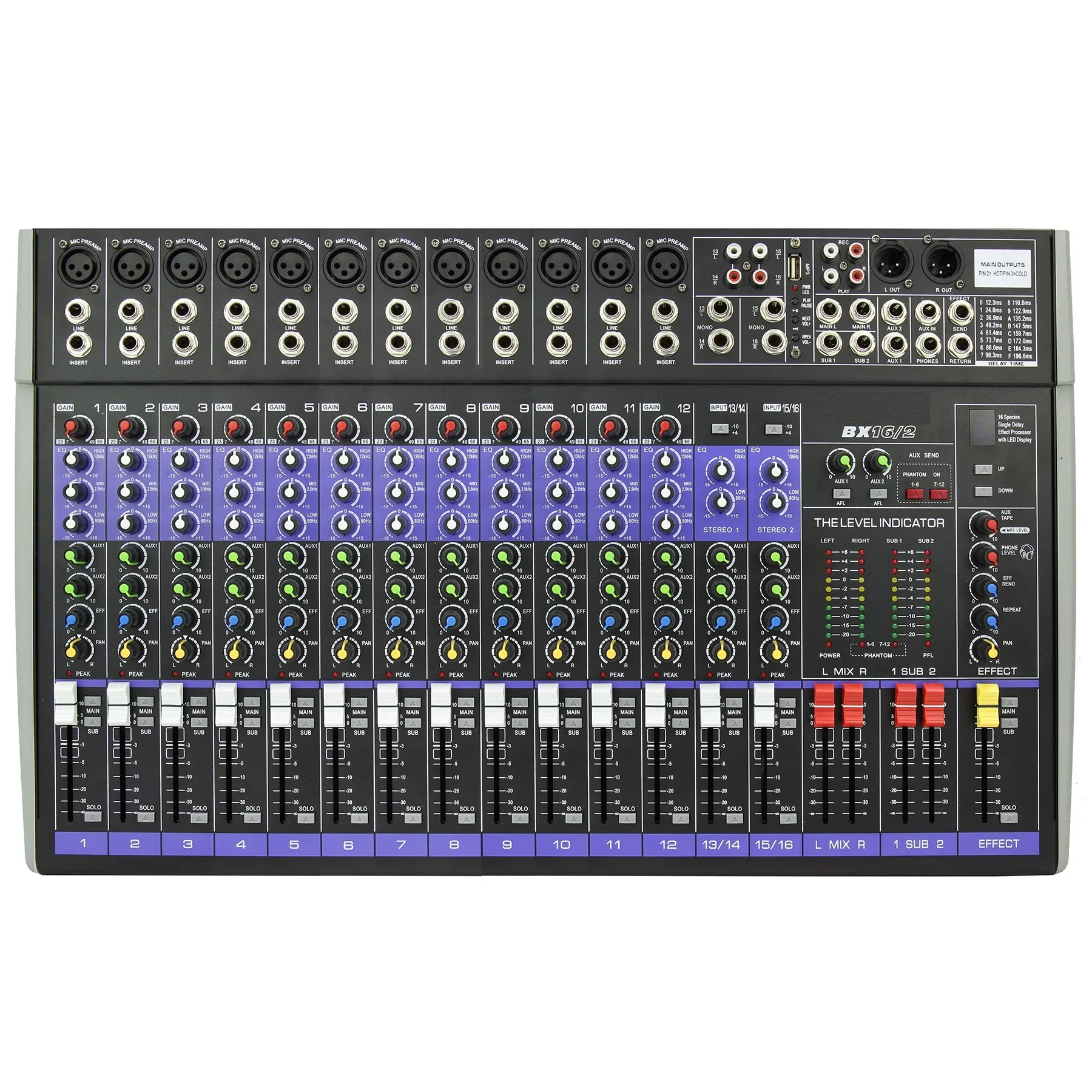 Mix Audio Music - Professional Audio Sound Equipment 16 Channel