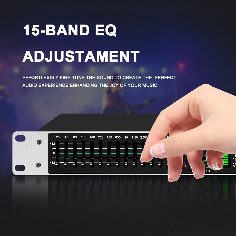Eq215 Dual 15-Band Graphic Equ - Audio Music Equalizer incelemesi ve fiyatı