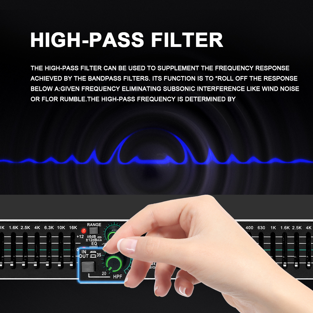 Eq215 Dual 15-Band Graphic Equ - Audio Music Equalizer incelemesi ve fiyatı