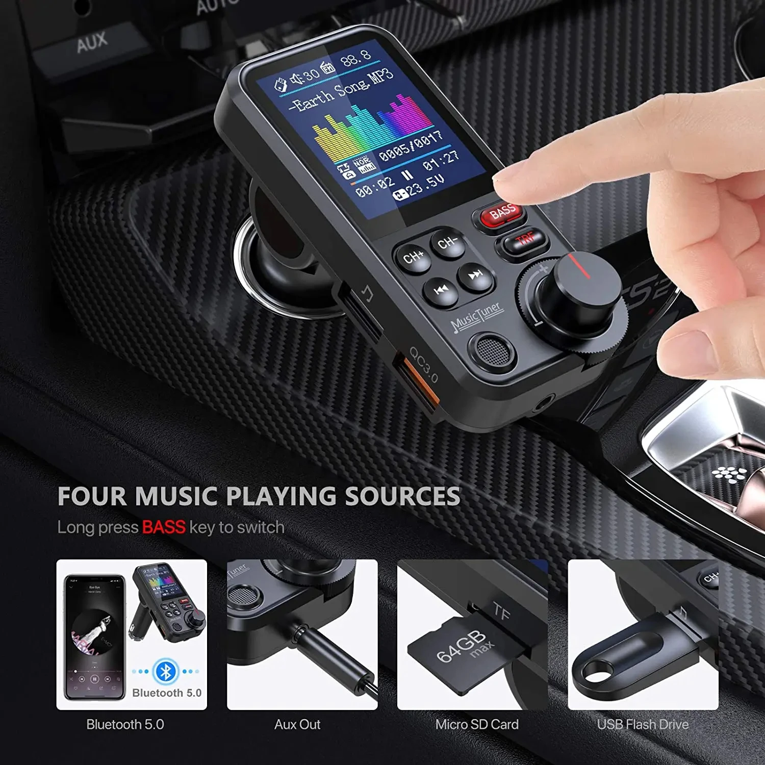 FM Transmitter Car MP3 Player  - Audio Music Equalizer incelemesi ve fiyatı