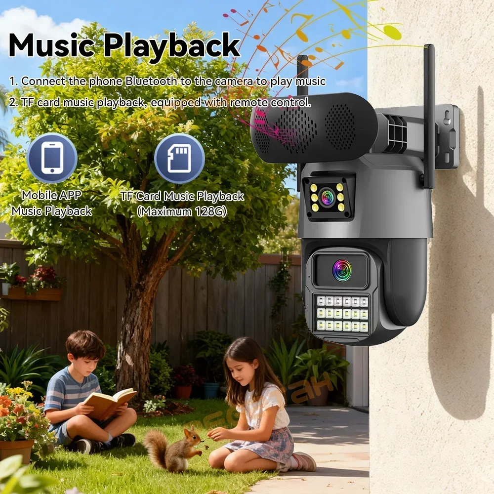 8MP Outdoor Security Camera wi - Audiovision Music Player incelemesi ve fiyatı