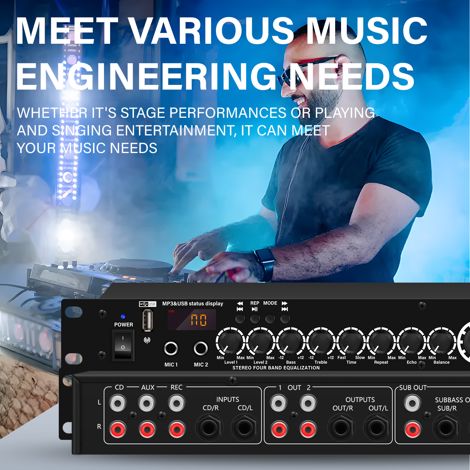 Stage Performance Display Digi - Audio Music Equalizer incelemesi ve fiyatı