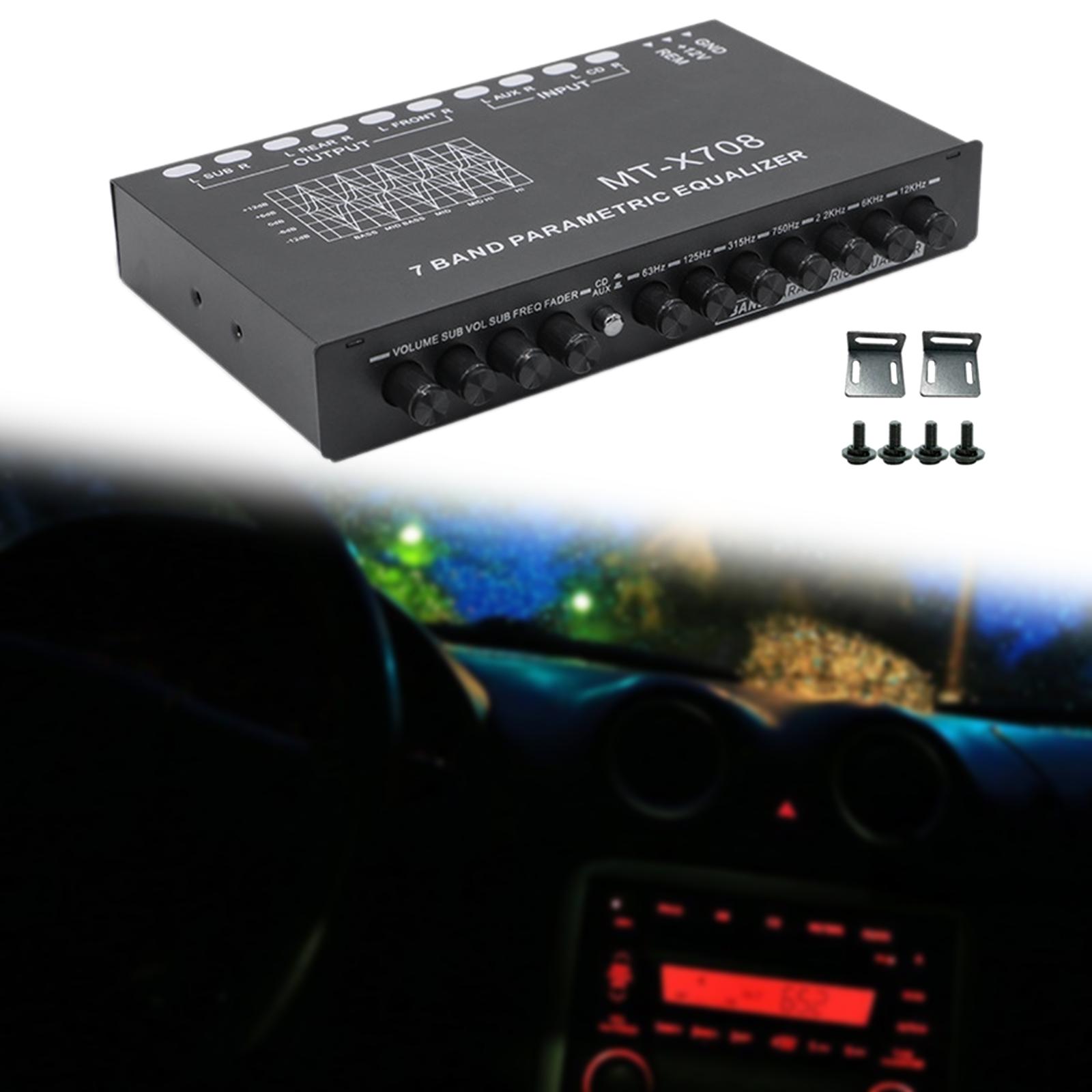 7 Band EQ Equalizer DC 12V Sub - Audio Music Equalizer incelemesi ve fiyatı