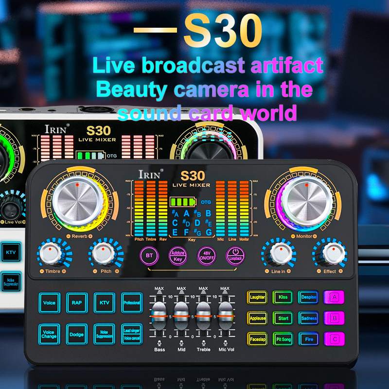 IRIN S30 Live Sound Card Audio - Mix Audio Music incelemesi ve fiyatı
