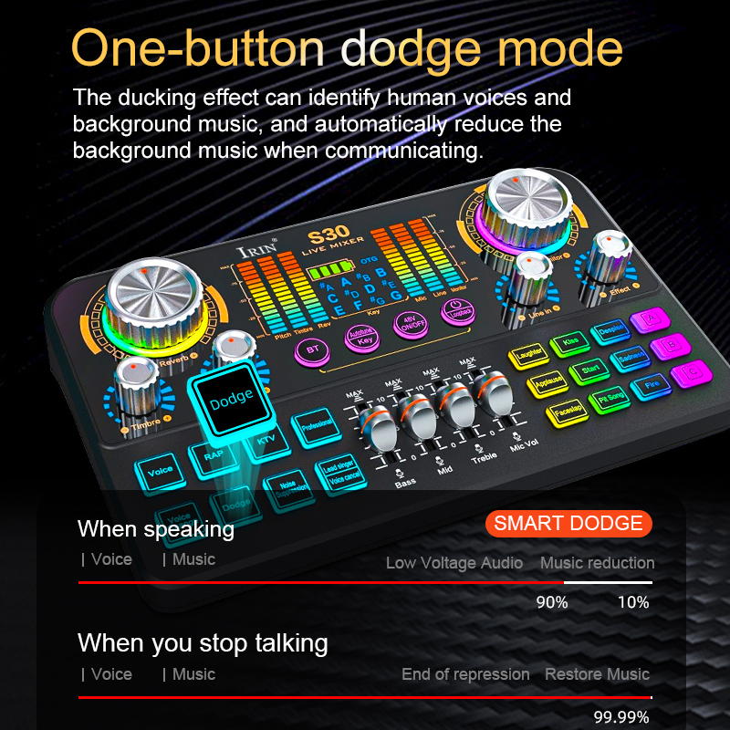IRIN S30 Live Sound Card Audio - Mix Audio Music incelemesi ve fiyatı