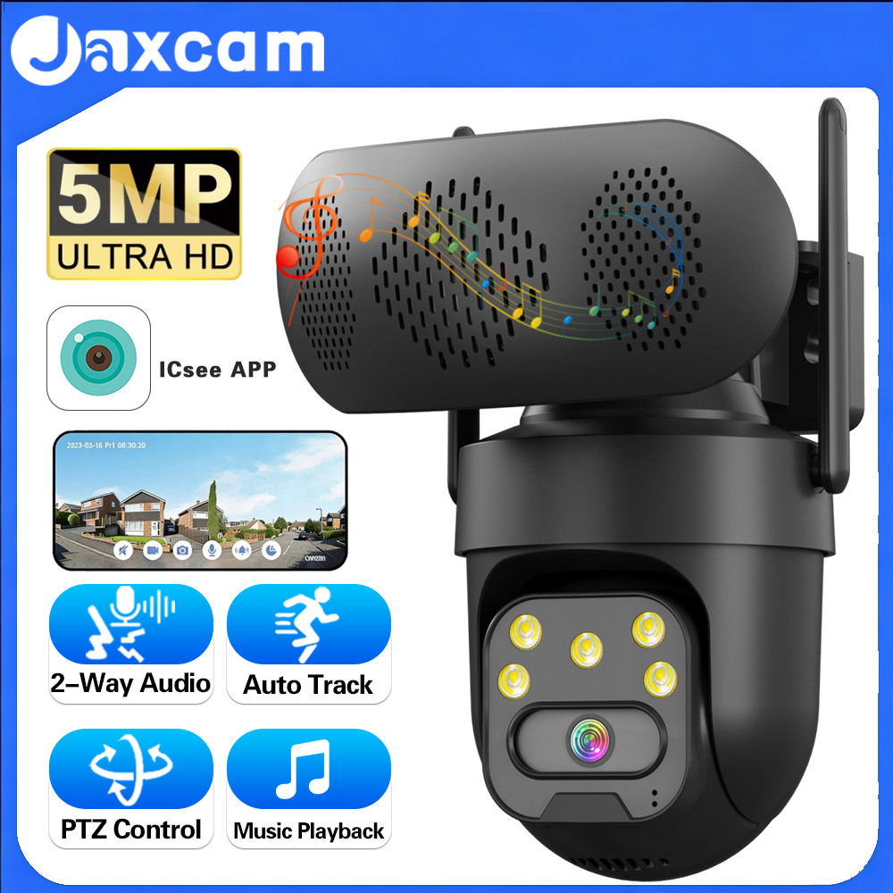 5MP HD WiFi IP Camera with Mus - Audiovision Music Player incelemesi ve fiyatı