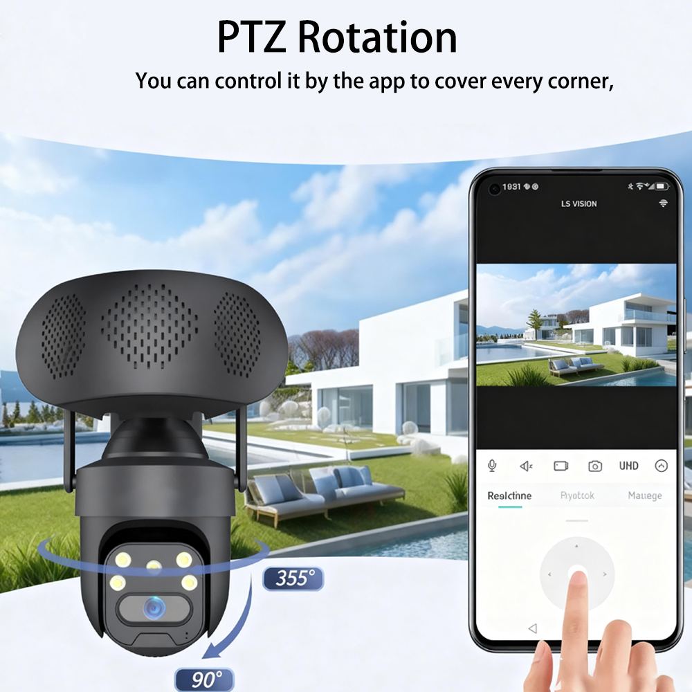 5MP HD WiFi IP Camera with Mus - Audiovision Music Player incelemesi ve fiyatı
