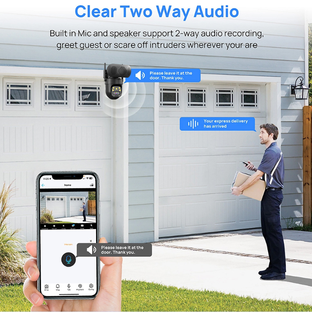 5MP HD WiFi IP Camera with Mus - Audiovision Music Player incelemesi ve fiyatı