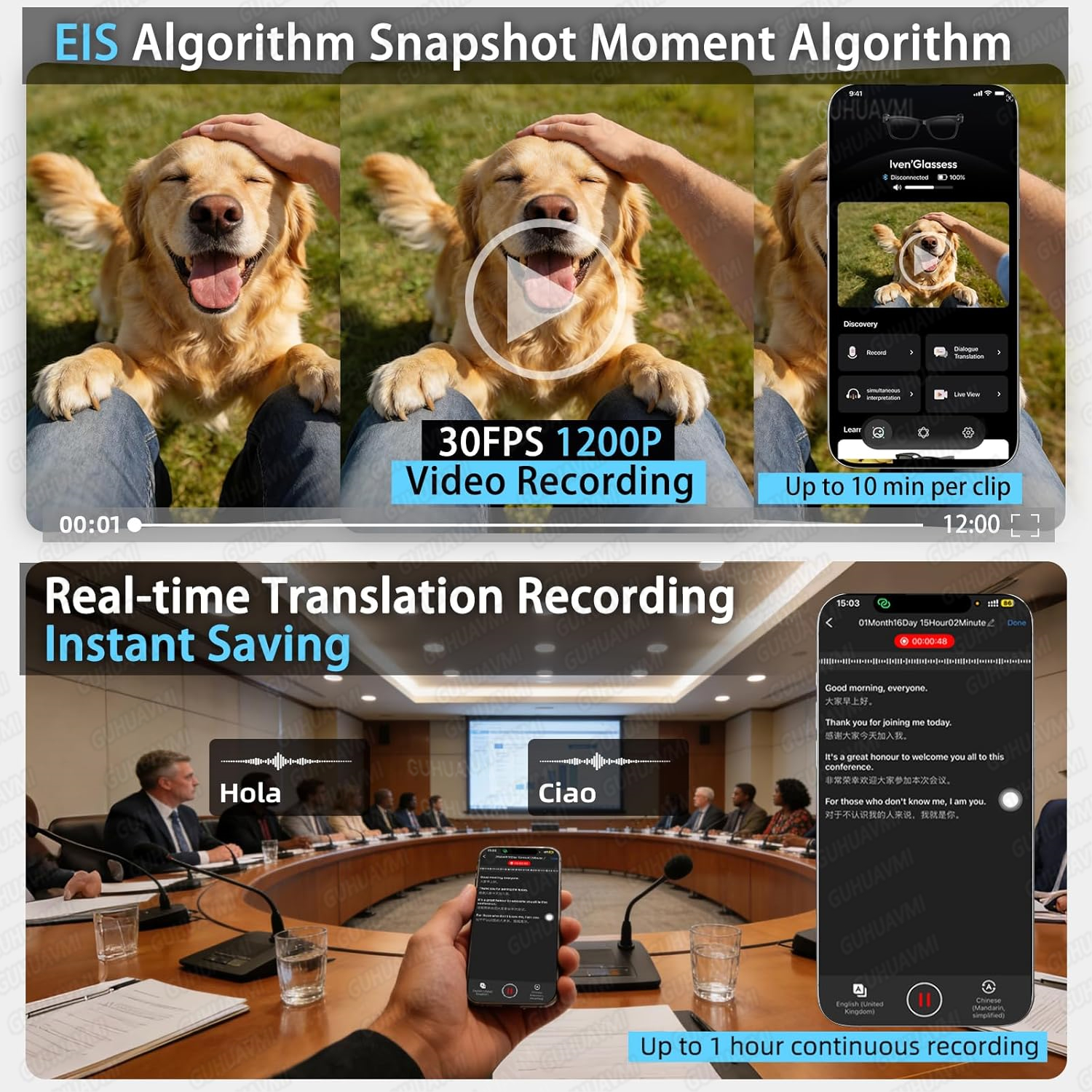 New Smart AI Glasses with 800W - Mix Audio Music incelemesi ve fiyatı