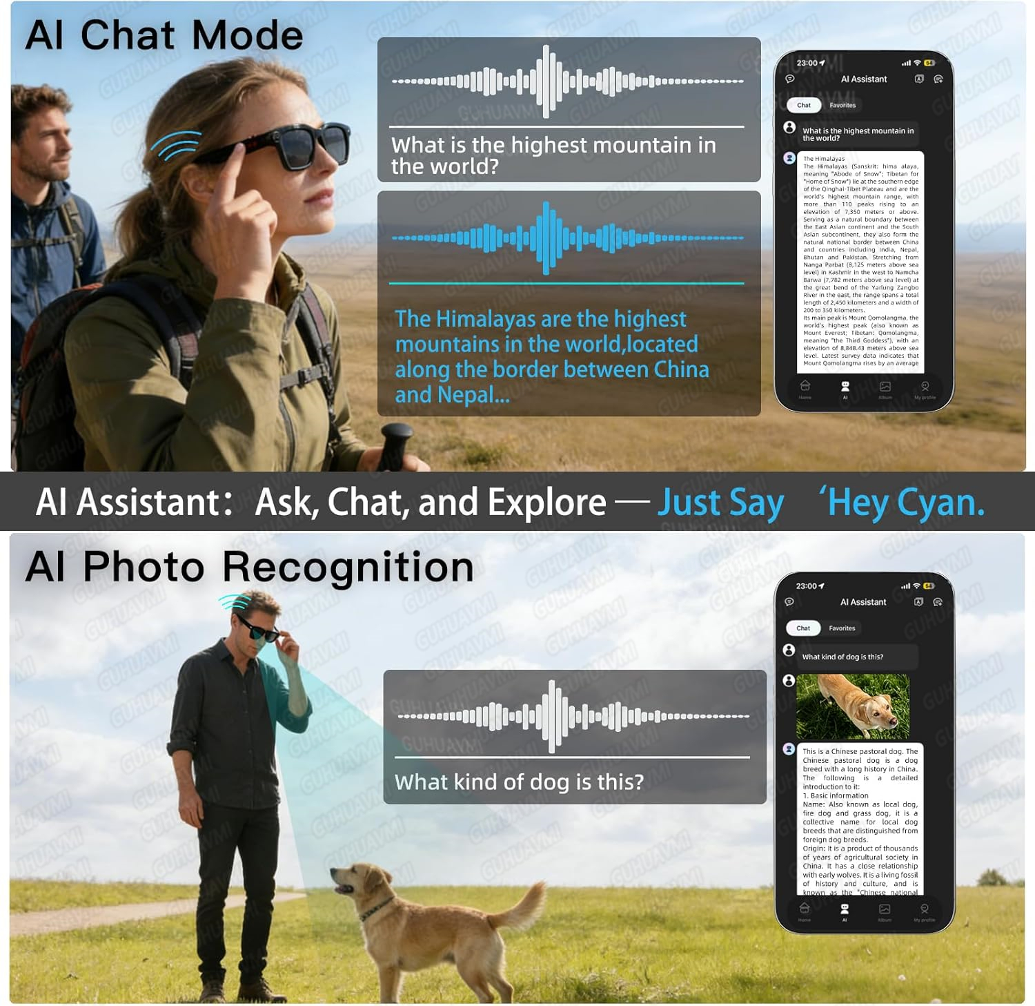 New Smart AI Glasses with 800W - Mix Audio Music incelemesi ve fiyatı