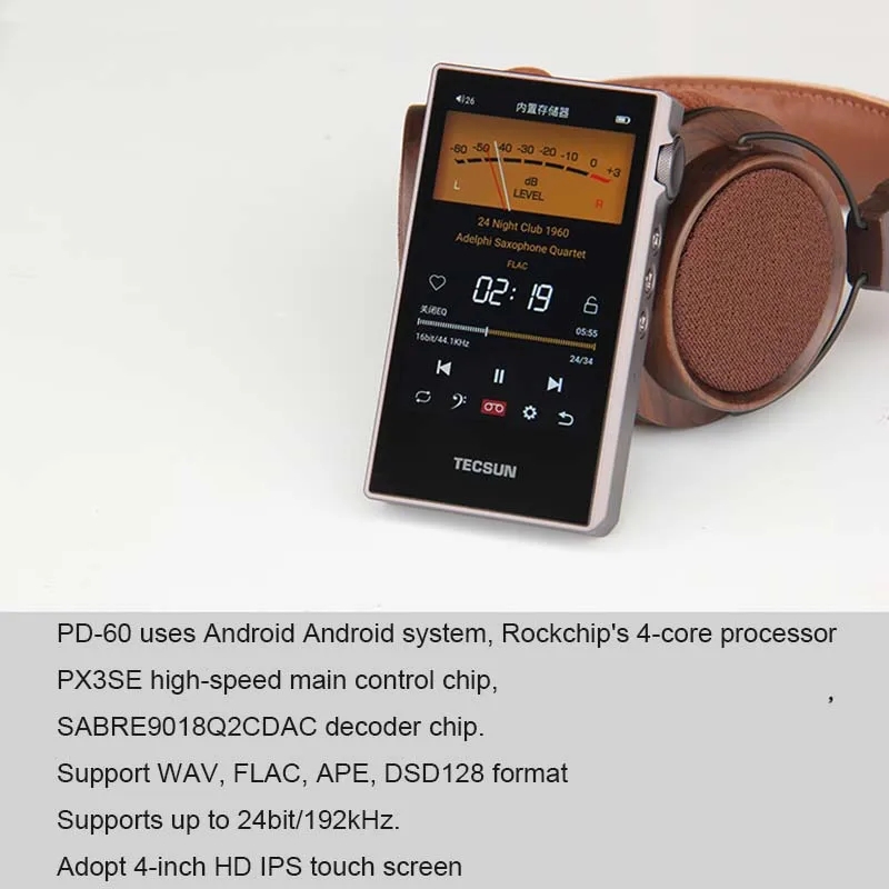 Tecsun PD-60 4 inch IPS touch  - Audio Music Equalizer incelemesi ve fiyatı