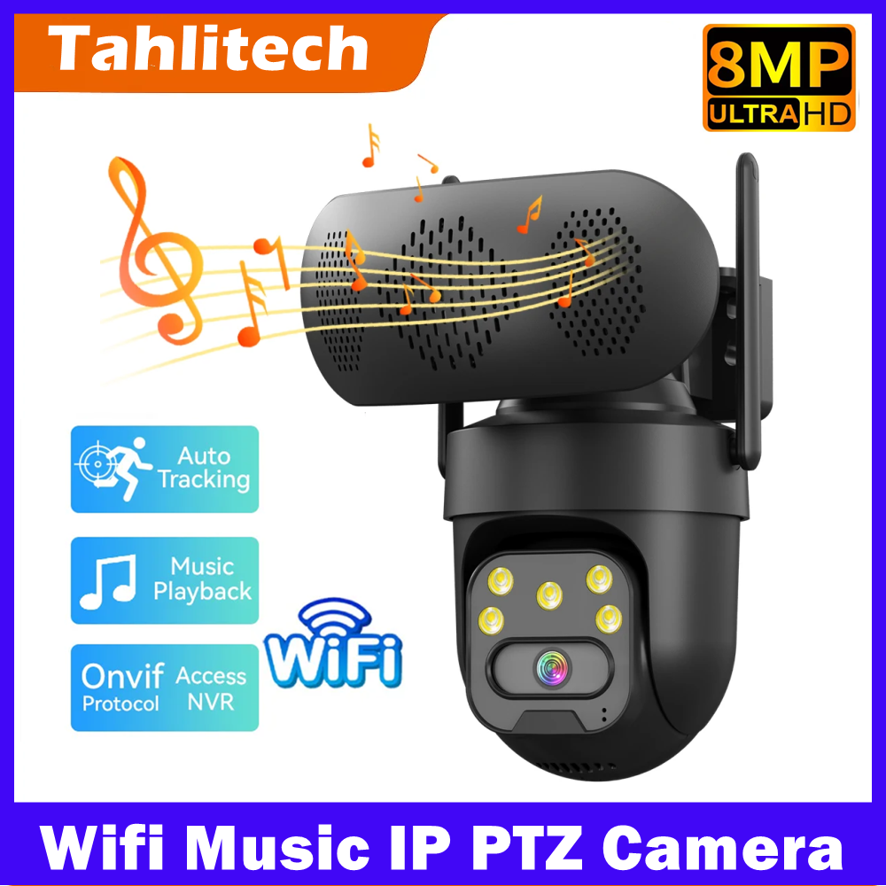 8MP WiFi IP Camera with Music  - Audiovision Music Player incelemesi ve fiyatı