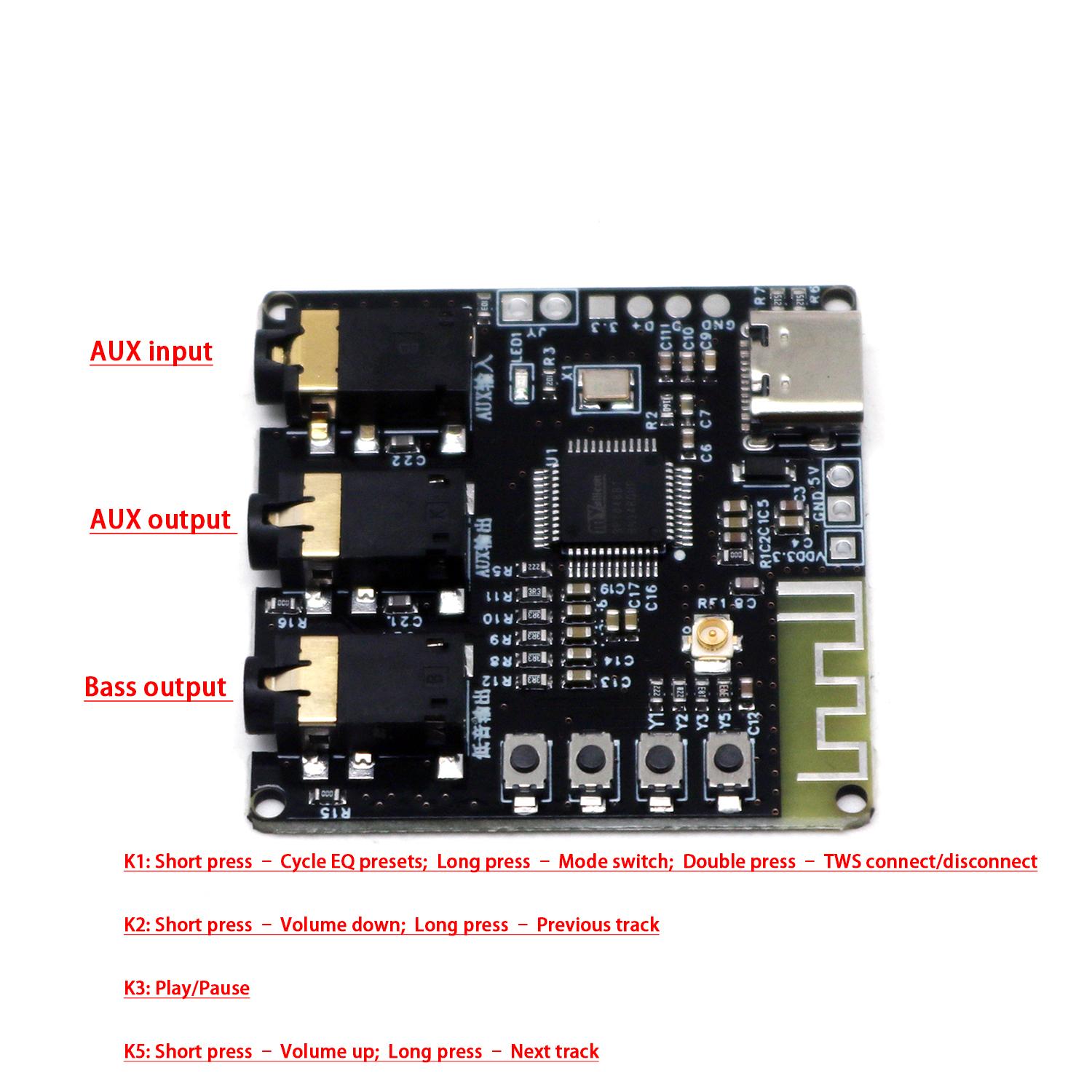 Bluetooth DSP Tuning Module BP - Audio Music Equalizer incelemesi ve fiyatı