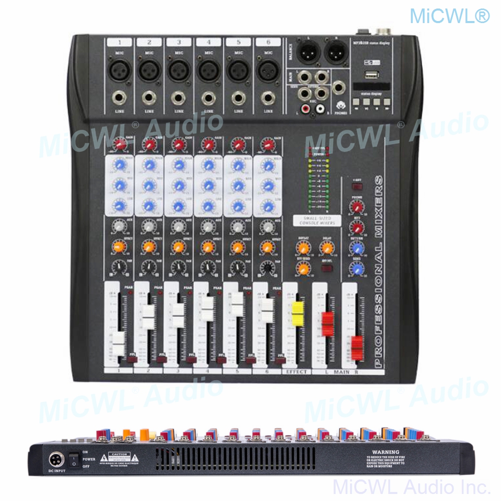 Audio-Mixer MiCWL 6 Channel Bl - Mix Audio Music incelemesi ve fiyatı