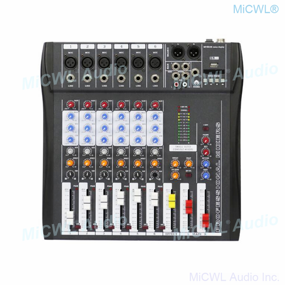 Audio-Mixer MiCWL 6 Channel Bl - Mix Audio Music incelemesi ve fiyatı
