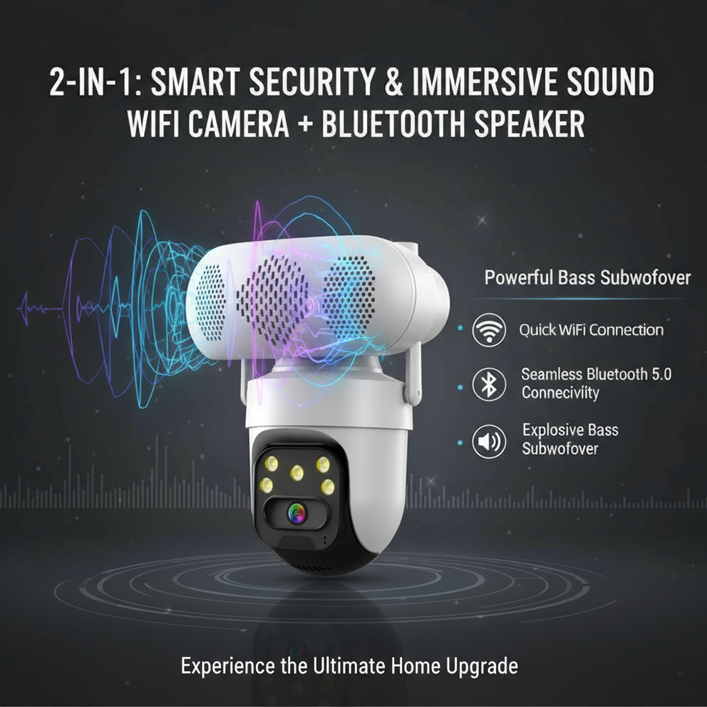 ICSEE 5MP WiFi PTZ IP Camera w - Audiovision Music Player incelemesi ve fiyatı