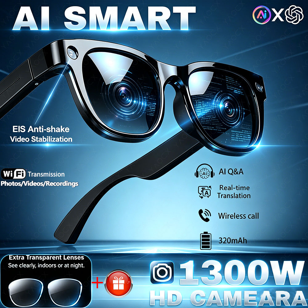 1300W HD Camera Smart AI Glass - Mix Audio Music incelemesi ve fiyatı