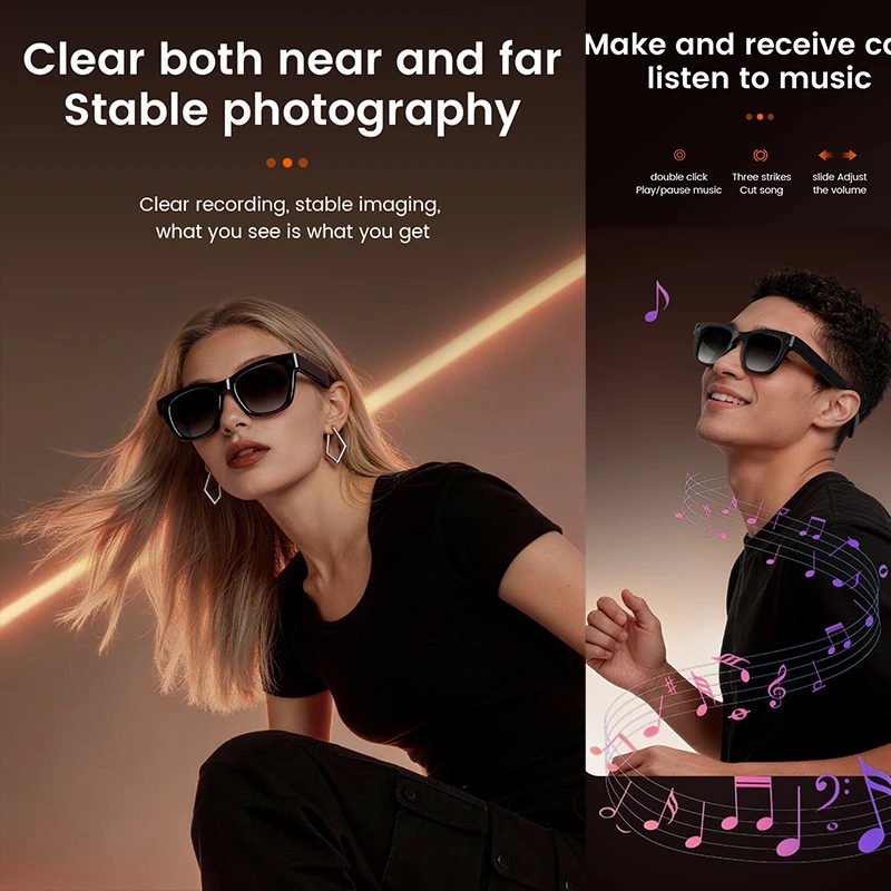1300W HD Camera Smart AI Glass - Mix Audio Music incelemesi ve fiyatı