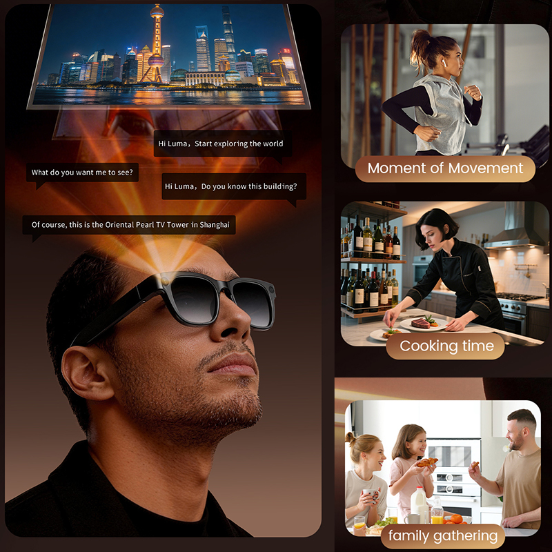 1300W HD Camera Smart AI Glass - Mix Audio Music incelemesi ve fiyatı
