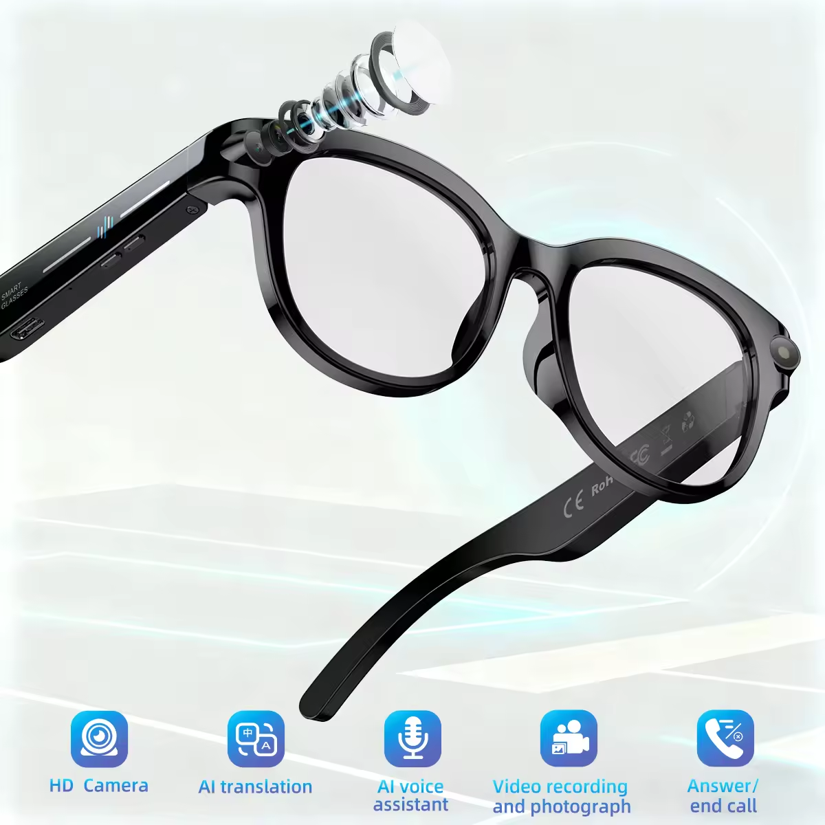 2026 New AI Smart Glasses with - Mix Audio Music incelemesi ve fiyatı