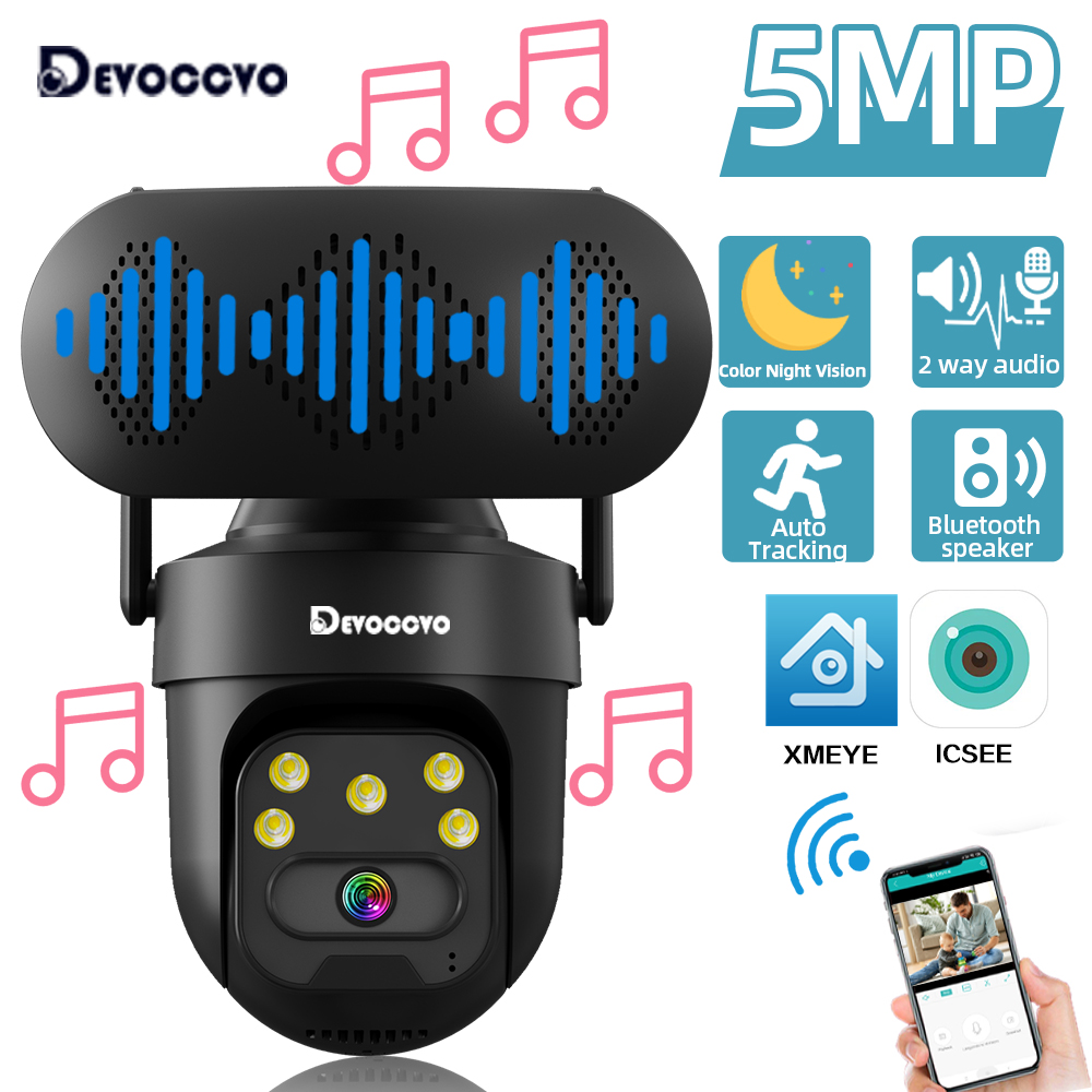 ICSEE 5MP WiFi PTZ IP Camera w - Audiovision Music Player incelemesi ve fiyatı