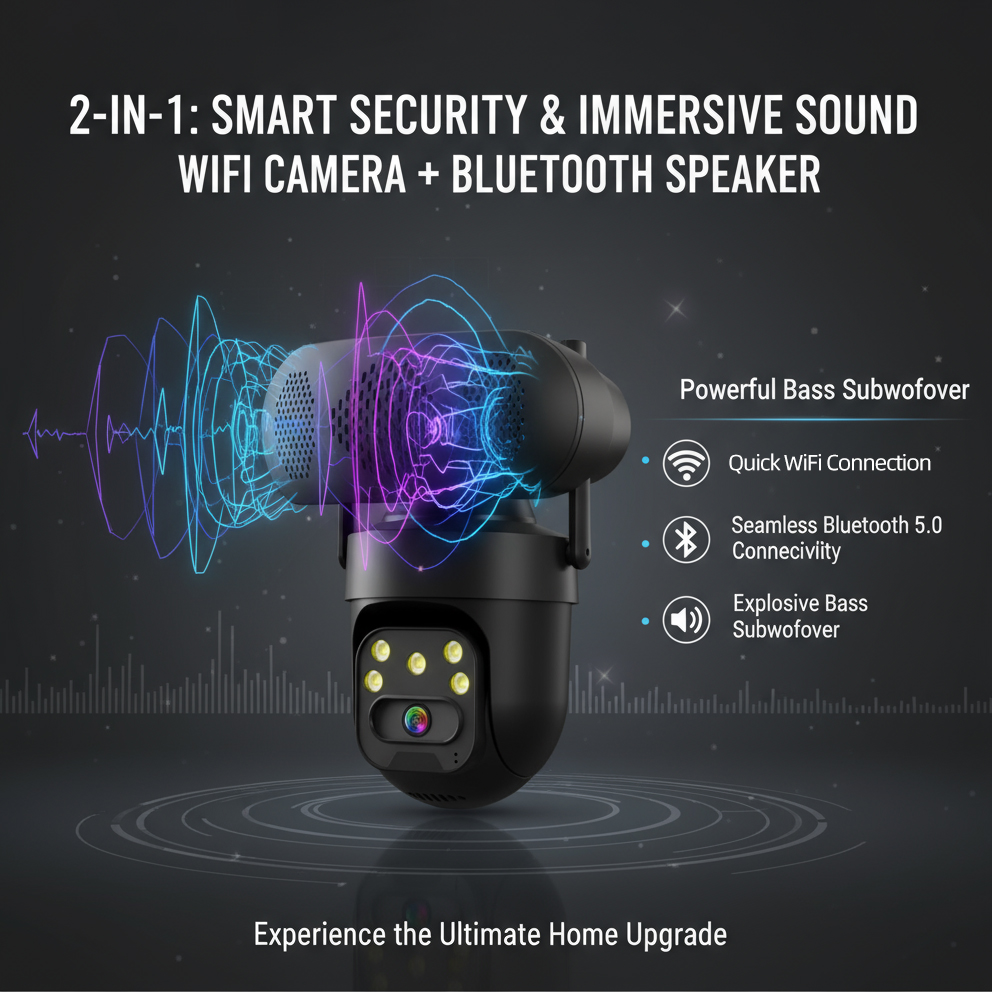 ICSEE 5MP WiFi PTZ IP Camera w - Audiovision Music Player incelemesi ve fiyatı